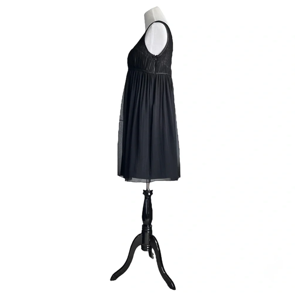 Cynthia Steffe Silk Black Sleeveless Dress Women’s Large - Picture 5 of 8